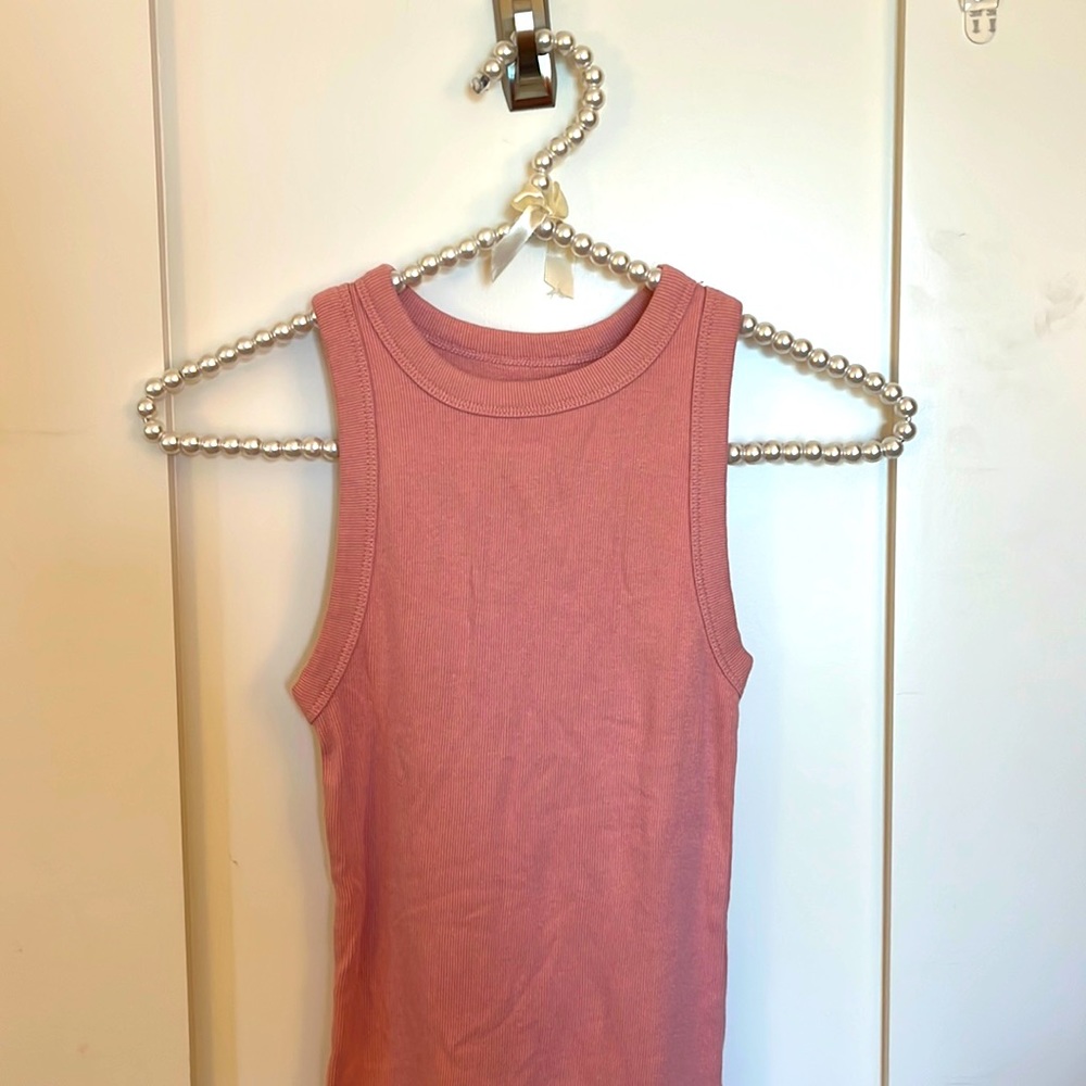 A New Day pink tank